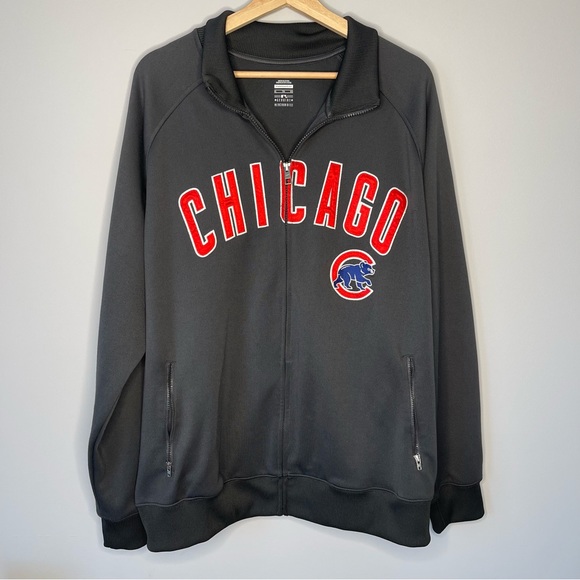 Men’s‎ Nike Chicago Cubs baseball full zip jacket coat X-Large xl - Picture 1 of 7
